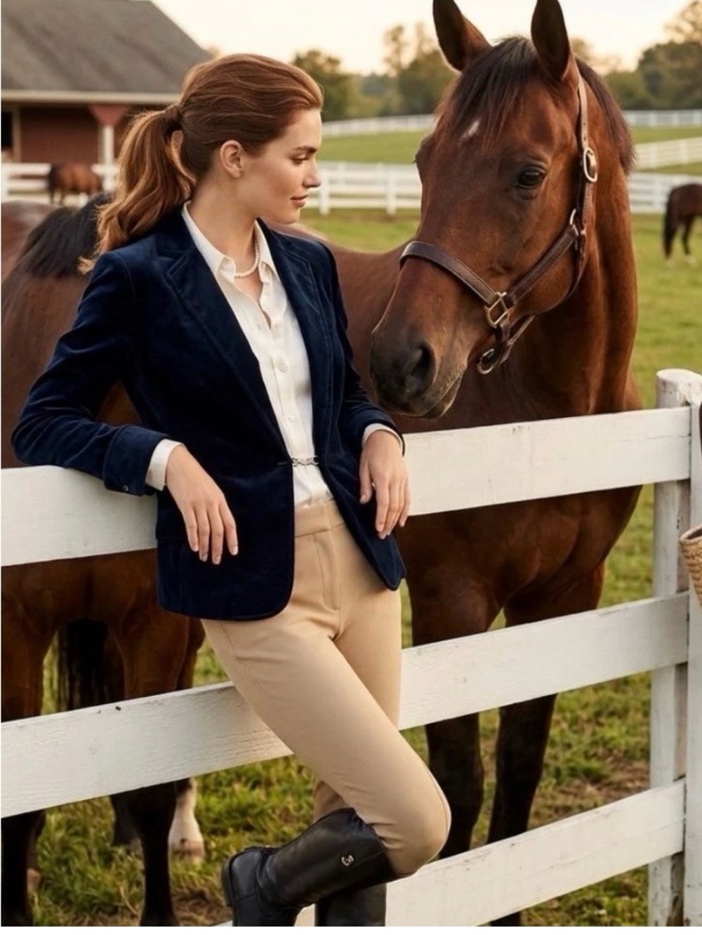 Vintage Velvet Blaze Black Preppy Academia Equestrian Jacket